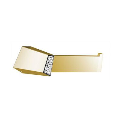 Toiletrolhouder Sapho Soul Crystal 15.8 cm Goud