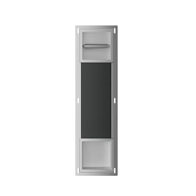 Toiletrolhouder Zonder Klep en Reserverolhouder Inbouw BWS Milan RVS