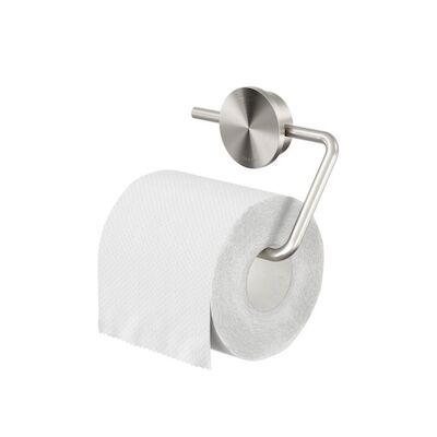 Toiletrolhouder zonder klep Geesa Opal RVS geborsteld