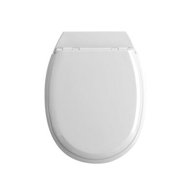Toiletzitting Allibert Atlas Afklikbaar 37×5,1×48 cm Geperst Hout Wit