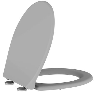 Toiletzitting Allibert Dolceo Afklikbaar 37×5,5×46,5 cm SoftClose Mat Grijs