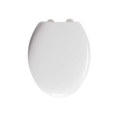 Toiletzitting Allibert Karma Kunststof 38×6,6×45,5 cm Soft-Close Afklikbaar Wit