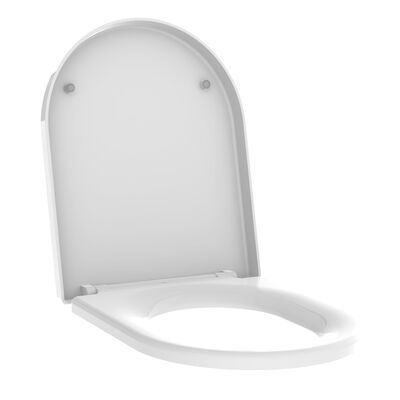 Toiletzitting Allibert Kobeo 36×4,5×47 cm Soft Close Glanzend Wit