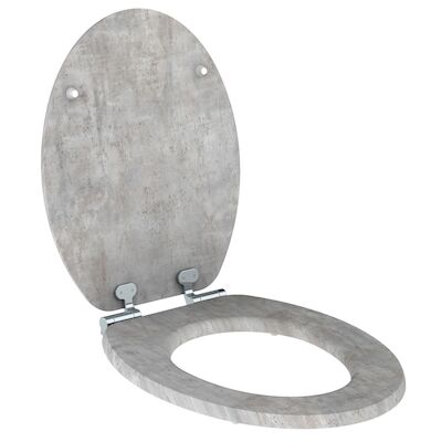Toiletzitting Allibert Naturo 36,7x5x45 cm Licht Beton