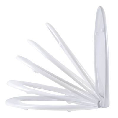 Toiletzitting Best Design Demper One-Touch 2.0 met Softclose Glans Wit
