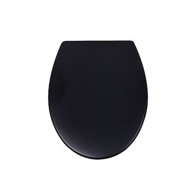 Toiletzitting BWS Soft-Close One Touch Zitting Inclusief Deksel Mat Zwart
