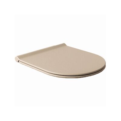 Toiletzitting Salenzi Form Slim Mat Taupe