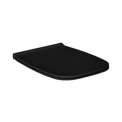 Toiletzitting Salenzi Nur Soft-Close Quick Release Mat Zwart