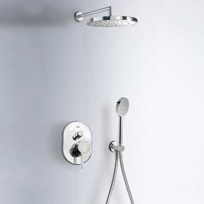 Tres Alplus inbouw doucheset chroom 20318002