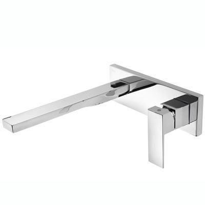 Tres Cuadro Inbouw mengkraan CUADRO-TRES 245 mm. Chroom 00620004