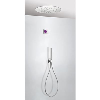 Tres electronische inbouw doucheset met regendouche chroom 09286555