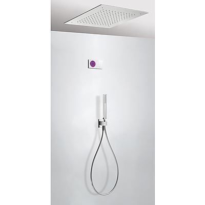 Tres electronische inbouw doucheset met regendouche chroom 09286561