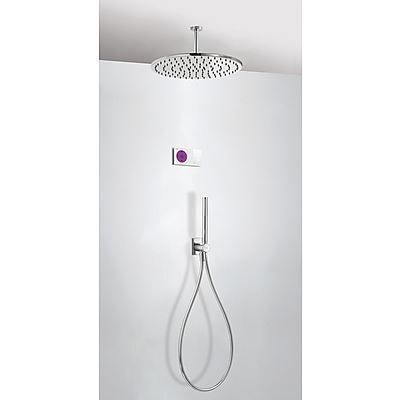 Tres electronische inbouw doucheset met regendouche chroom 09286567