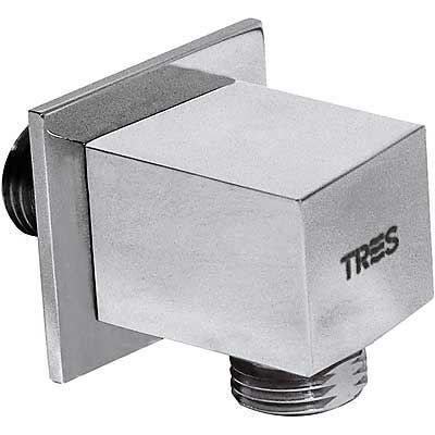 Tres muurbochtaansluiting voor doucheslang 9106183053 RVS