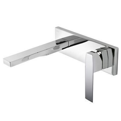 Tres Slim inbouw wastafelmengkraan chroom 245mm 20220003