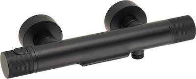 Tweedekans Ben Engraved Line badkraan thermostatisch Mat zwart 05374