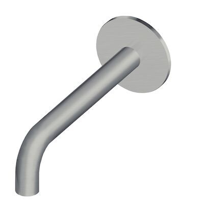 Uitloop Lagoo Garda 19 cm Messing Geborsteld Nikkel
