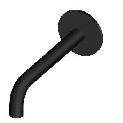 Uitloop Lagoo Garda 19 cm Messing Mat Zwart
