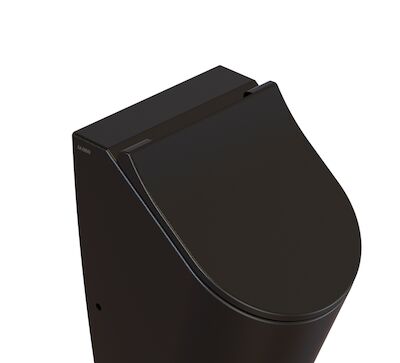 Urinoir Deksel Globo Forty3 Met Softclose Systeem Mat Zwart
