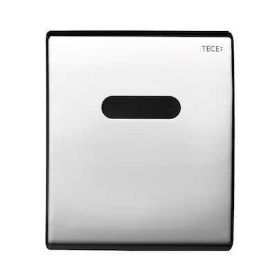 Urinoir Elektronische Bedieningsplaat TECE Planus 10×12 cm Glanzend Chroom (werkt o.b.v. batterij)