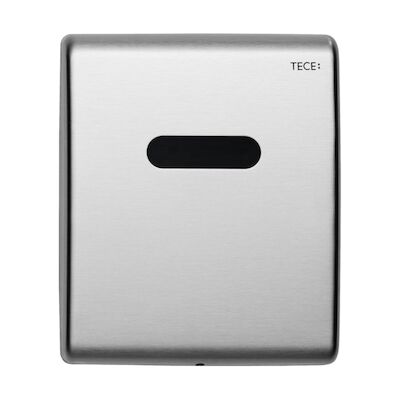 Urinoir Elektronische Bedieningsplaat TECE Planus 10×12 cm RVS Geborsteld (werkt o.b.v. batterij)