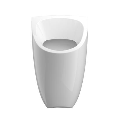 Urinoir Ipee U1 Edge Keramiek Instelbaar Spoelvolume Achterinlaat 6V 58x37x35 cm Wit