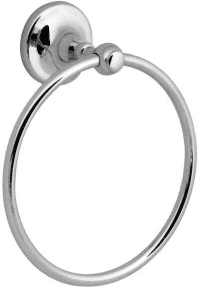 Van Heck Traditional handdoekring 18×21,8×8,3 chroom