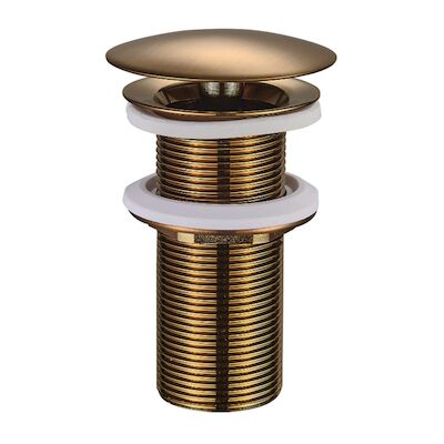 Vaste Waste Wiesbaden Caral Verlengd 5/4″ Geborsteld Brons Koper