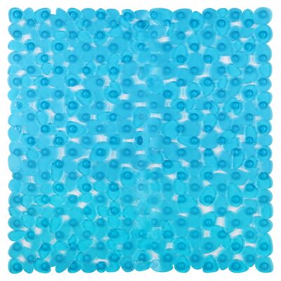 Veiligheidsmat Differnz Lapis PVC 54×54 cm Transparant Blauw