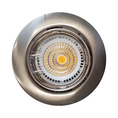 Verlichtingsset Sanimex Njoy 5 LED Spots 8×7 cm RVS Look