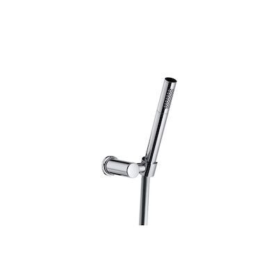 Verstelbare Wandsteun Hotbath Mate Met Argenta Doucheslang 100 cm en Messing Handdouche Chroom