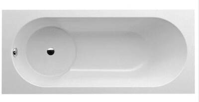 Villeroy & Boch Libra inbouw douchebad met hoek links/rechts 75x170cm glans wit alpin quaryl