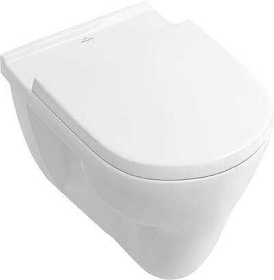 Villeroy & Boch O.Novo hangtoilet vlakspoel 36×56 cm. wit