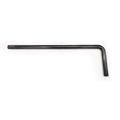 Vloerbuis BWS 75×22 cm RVS Black Chrome