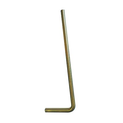 Vloerbuis Wiesbaden 75×22 cm Geborsteld Messing Goud