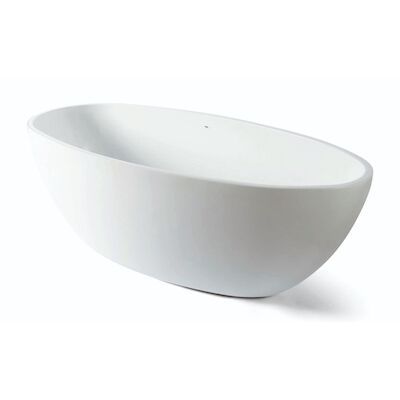 Vrijstaand Bad Luca Sanitair Primo Acryl 170x80x58 cm Incl. Afvoerset Glans Wit