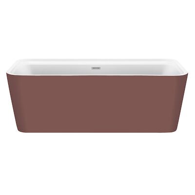 Vrijstaand Ligbad Allibert Kolora 170,1×78,2×58,4 cm Mat Terracotta