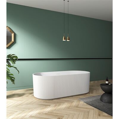 Vrijstaand Ligbad Arcqua Costilla 170×80 Acryl Glans Wit