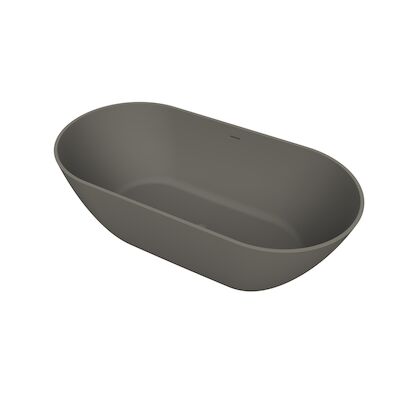 Vrijstaand Ligbad Arcqua Cusco 165×85 Mat Quartz Grijs