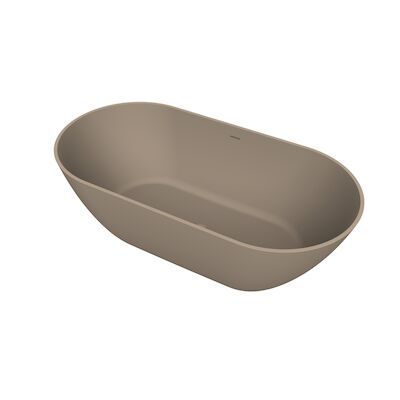 Vrijstaand Ligbad Arcqua Cusco 165×85 Mat Truffel