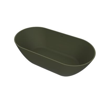 Vrijstaand Ligbad Arcqua Cusco 175x85x55 cm Mat Groen