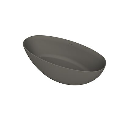Vrijstaand Ligbad Arcqua Ica 170×80 Mat Quartz Grijs