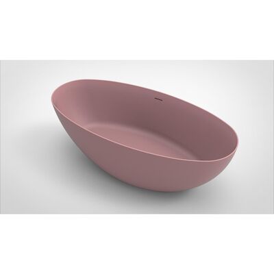 Vrijstaand Ligbad Arcqua Ica 170×80 Mat Roze