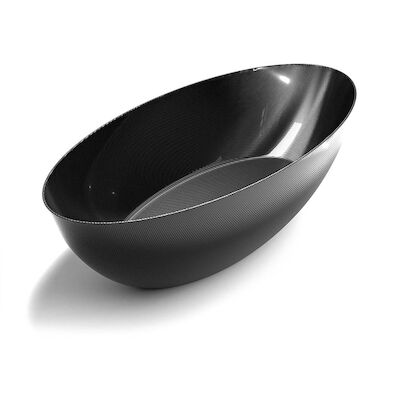 Vrijstaand Ligbad Mondiaz Float Carbon Fibre 170×80 cm Koolstofvezel Zwart