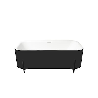 Vrijstaand Ligbad Zenon Aura 75×170 cm Negro