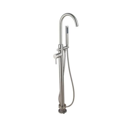 Vrijstaande badkraan Best Design Ore met handdouche RVS
