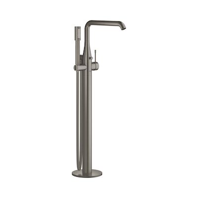 Vrijstaande Badkraan Grohe Essence New Met Douchegarnituur Hard Graphite Geborsteld
