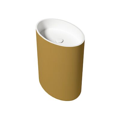 Vrijstaande Waskom Zenon Elipse 60×42 cm Oro