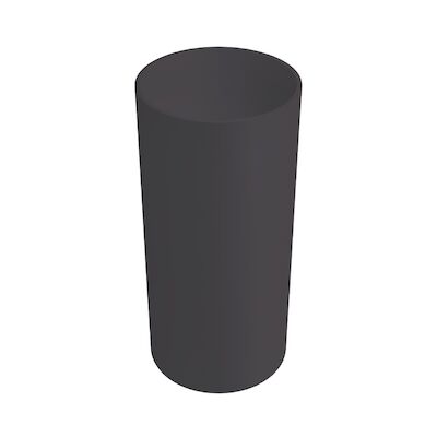Vrijstaande Waskom Zenon Florida 39×39 cm Negro