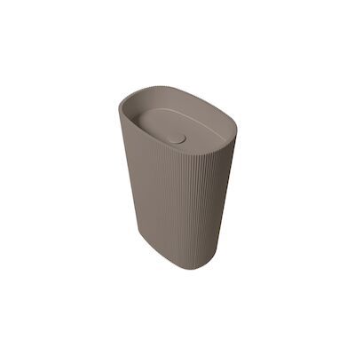 Vrijstaande Waskom Zenon Olympia 55×36 cm Moka